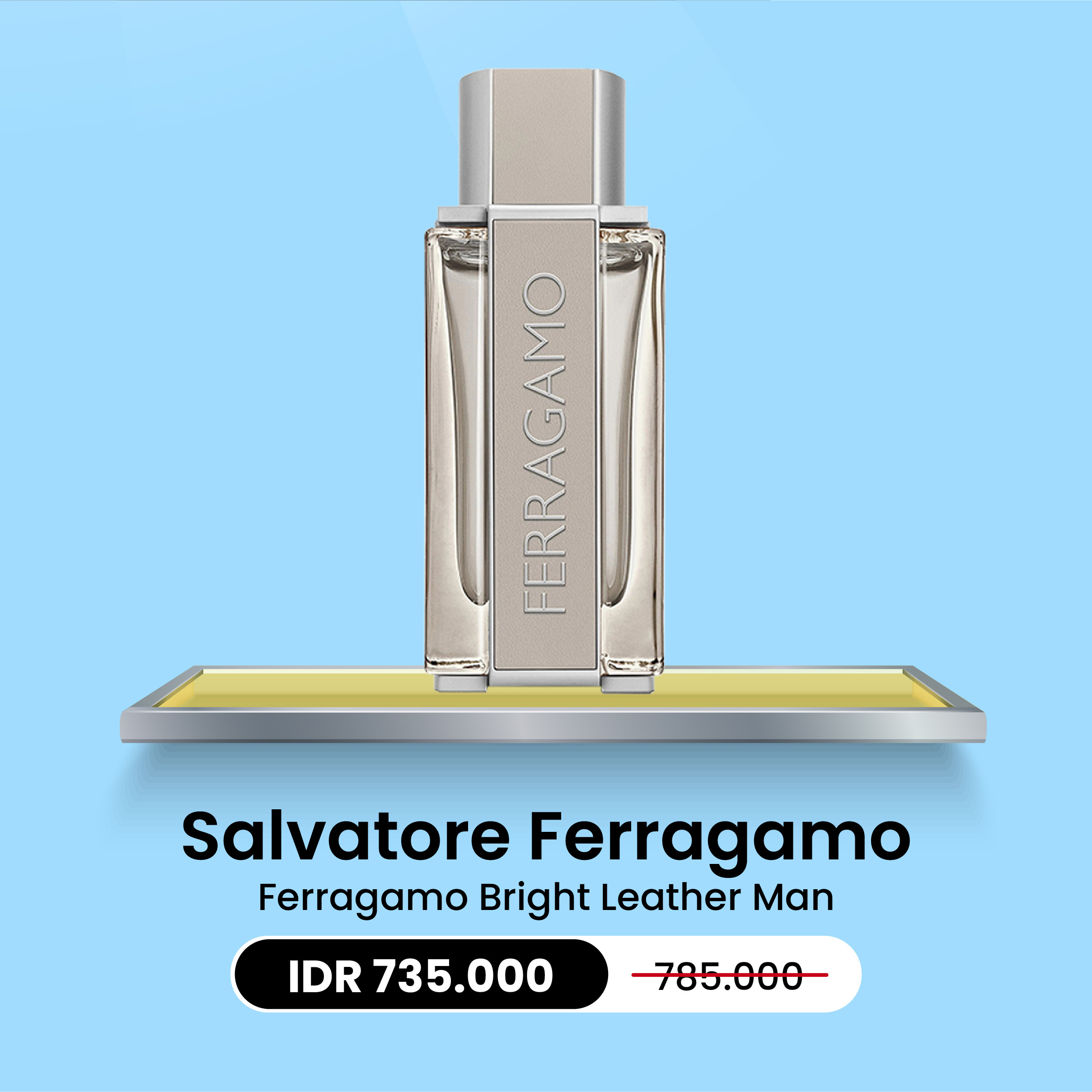 Salvatore Ferragamo Ferragamo Bright Leather Man