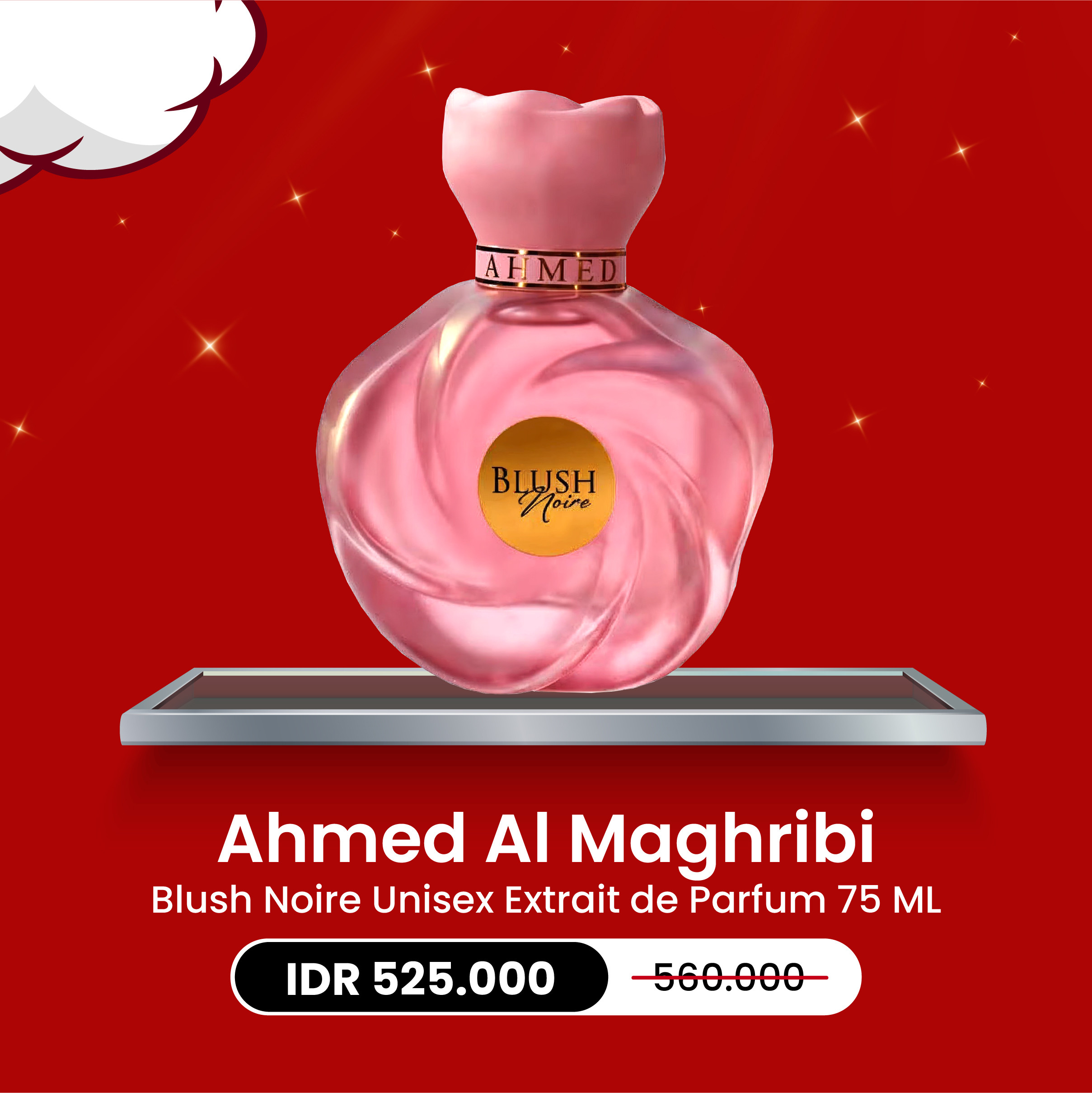 Ahmed Al Maghribi - Blush Noire Unisex Extrait de Parfum